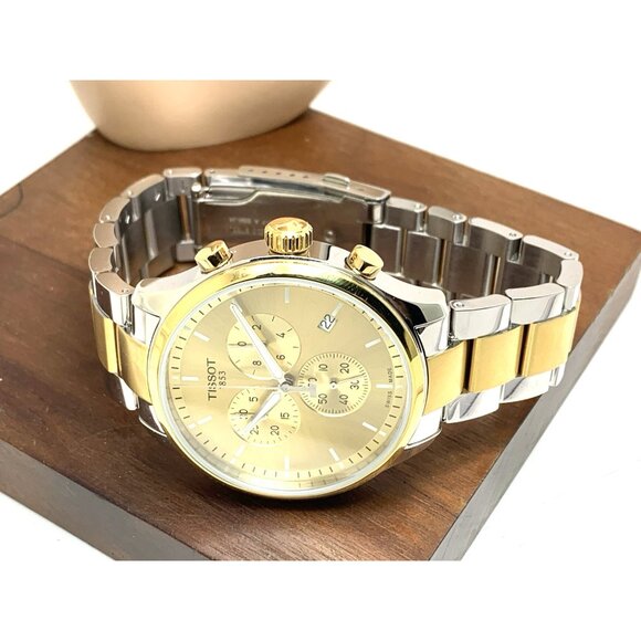 Tissot Men's Watch Chrono XL Swiss Quartz Chronograph Two Tone T1166172202100 - Picture 9 of 15